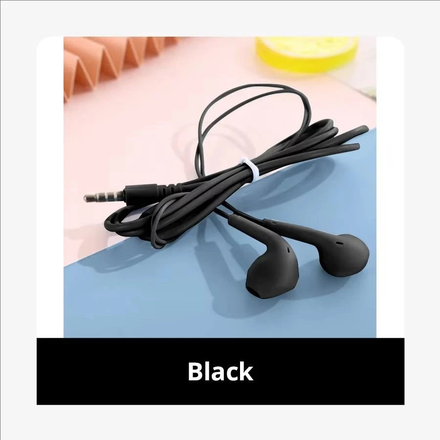 Auriculares Macaron con Micrófono – 3.5mm, Cancelación de Ruido, 6 Colores