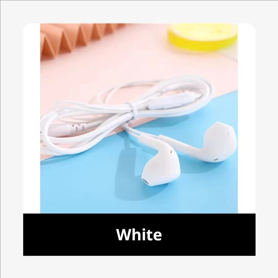 Auriculares Macaron con Micrófono – 3.5mm, Cancelación de Ruido, 6 Colores